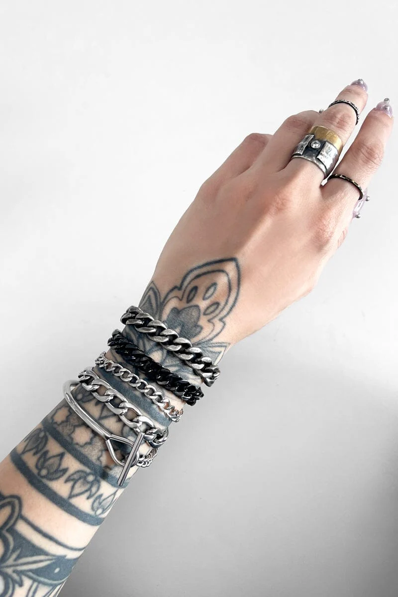 Cell Chain Bracelet | Stainless Steel - Image 5