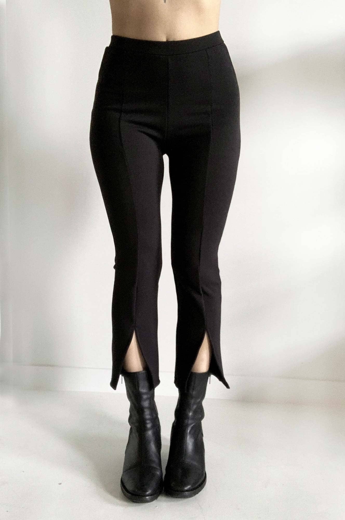 Elise Split Flare Crop Pants - Image 6