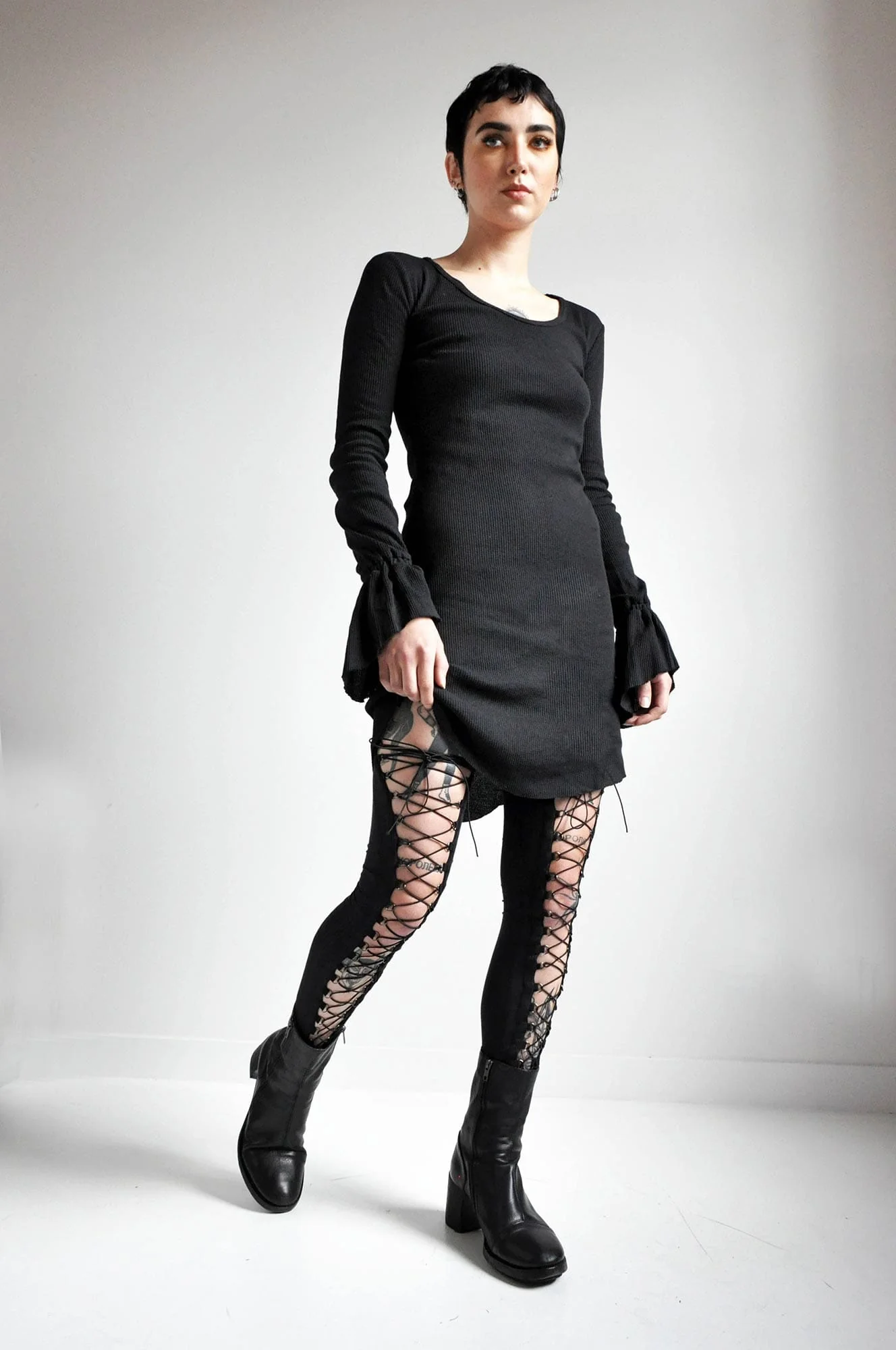 Lace Up Leg Warmers - Image 3
