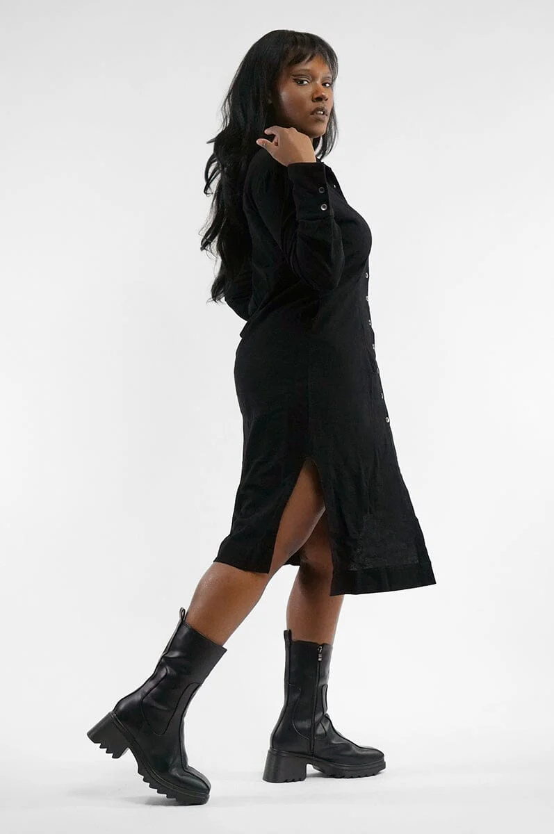 Wynona Linen Button Up Dress - Image 15