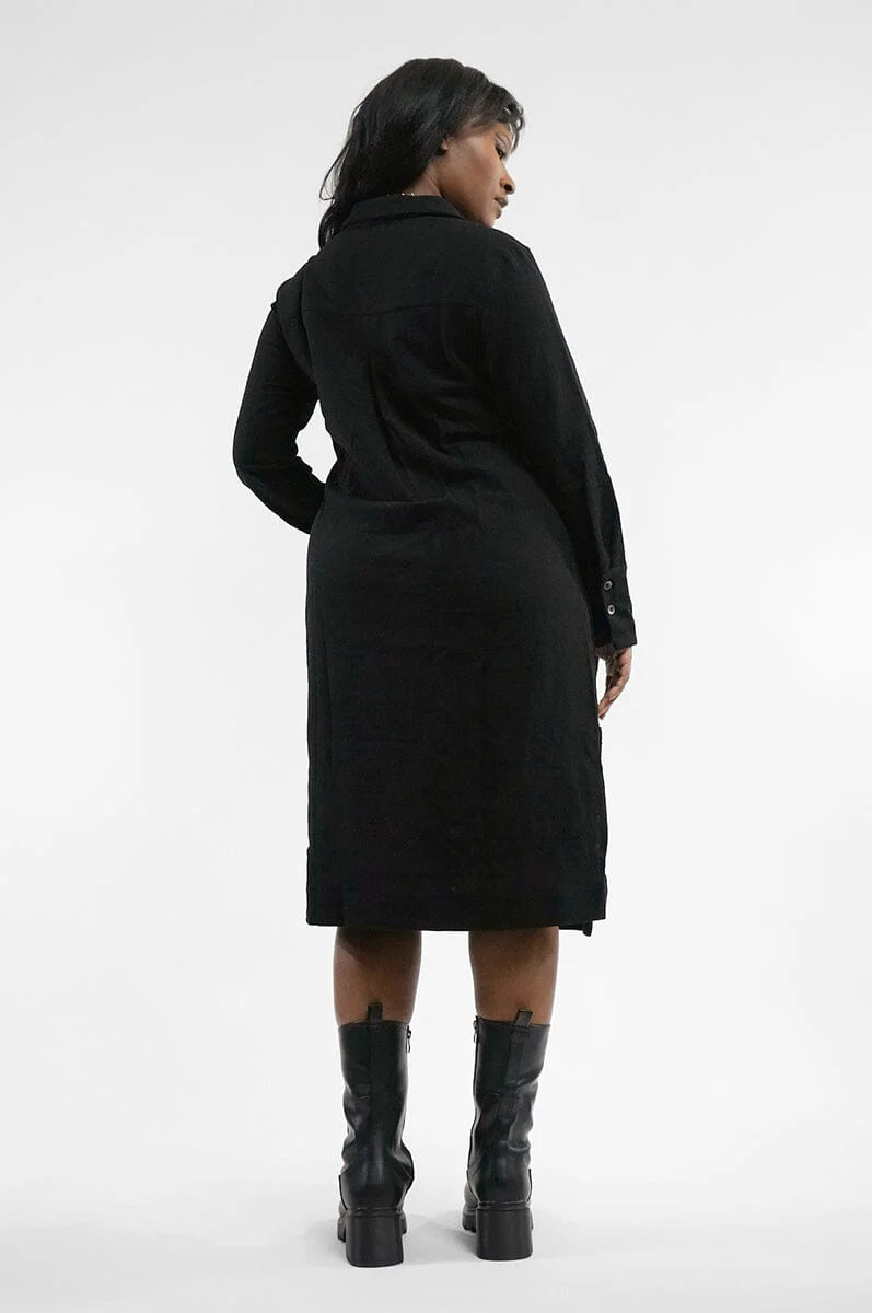 Wynona Linen Button Up Dress - Image 17