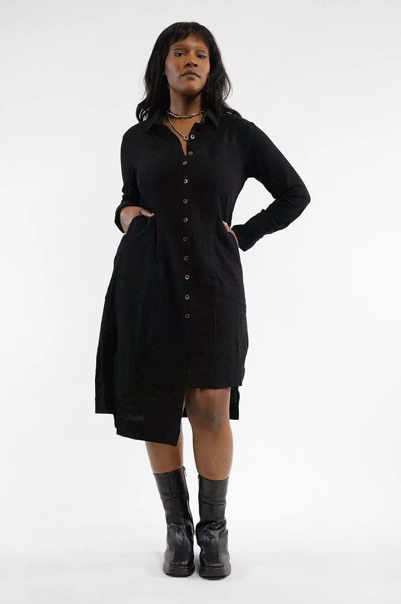 Wynona Linen Button Up Dress - Image 6