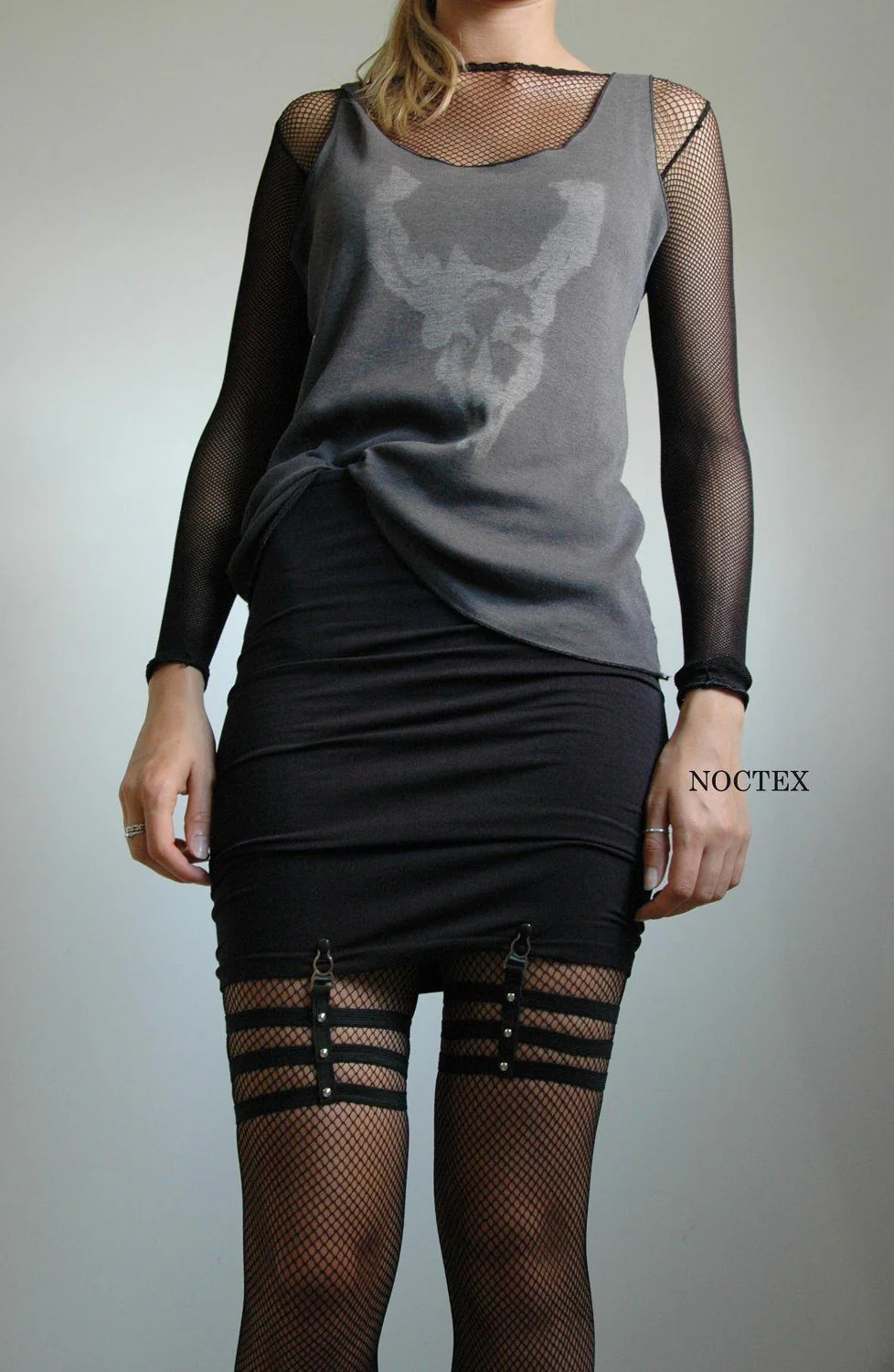 Skeleton Sock Garters - STUDDED - Image 4