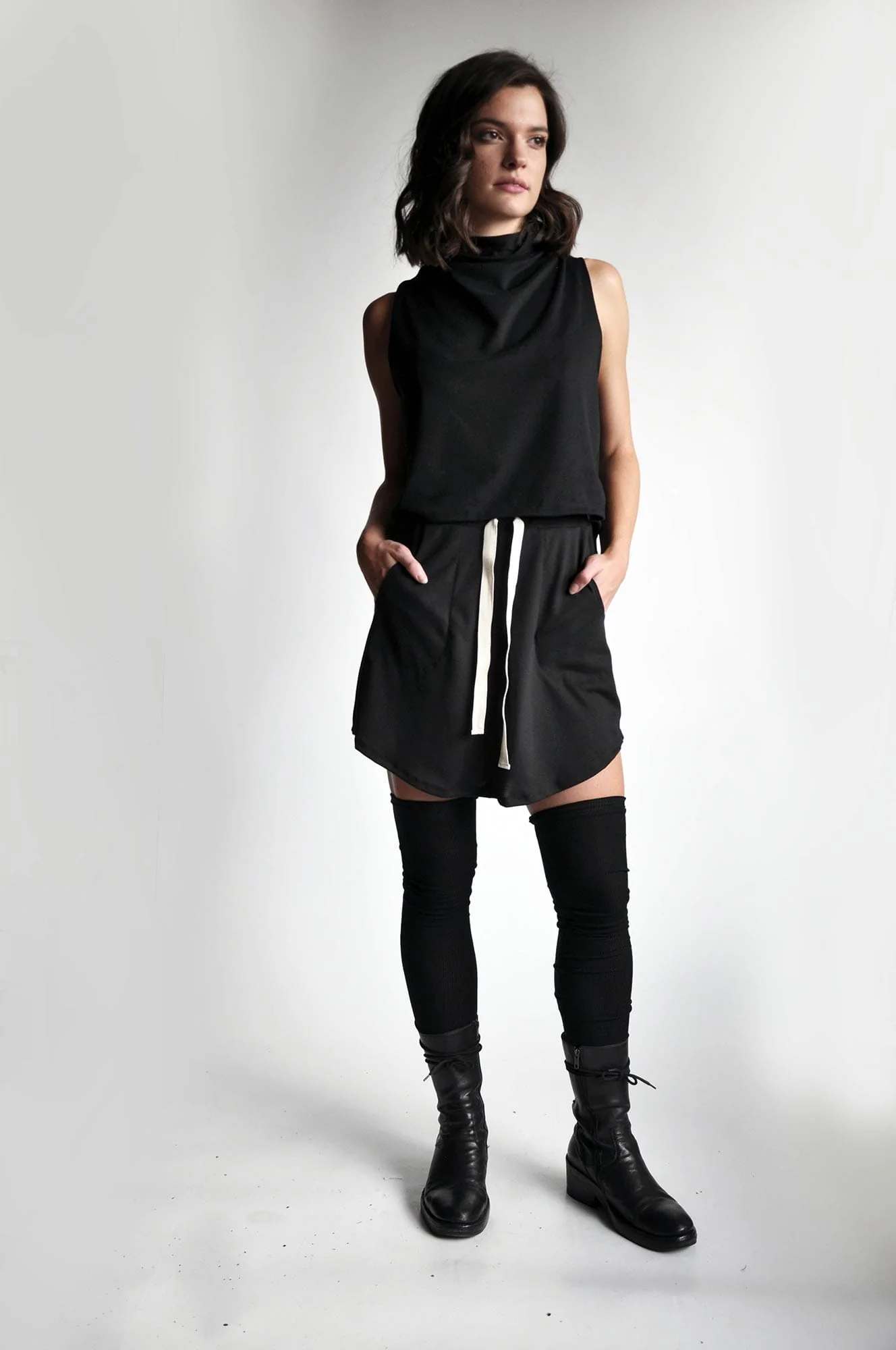 Melica Slip-Proof Rib Thigh Highs - Image 8